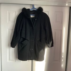London Fog trench wool coat